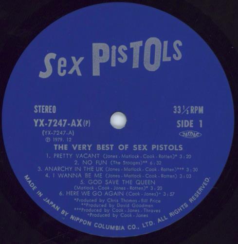 【見本版】THE VERY BEST OF SEX PISTOLS LPレコード SEX PISTOLS セックス・ピストルズ / The Very Best Of SEX